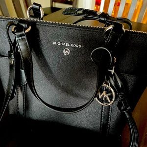 Michael Kors NEW Sullivan Small Convertible Top Zip Leather Tote